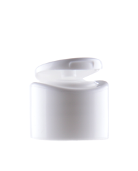 Flip-top biały błyszczący PP, 28/410, otwór 5,0mm