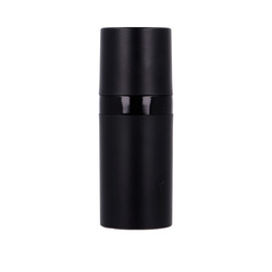 Airless PP czarny 15 ml, pompka czarna, nasadka czarna