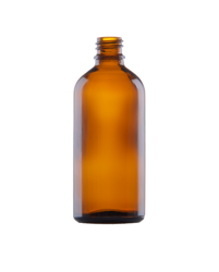 Butelka 100 ml, szklana brązowa, DIN 18