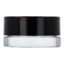 Słoik szklany bezbarwny 5 ml, Nakrętka czarna PP