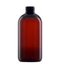 Butelka Boston Round 250 ml, brązowa PET, 24/410