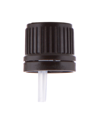 Nakrętka PE brązowa - gwint DIN 18, kroplomierz PE naturalny