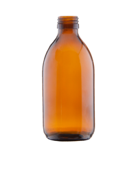 Butelka szklana brązowa 300 ml, gwint 28/410 ROPP