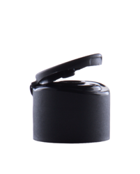 Flip-top, czarny matowy, PP, 24/410